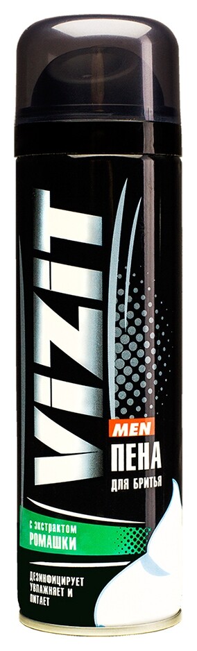 Пена для бритья Vizit Men с экстрактом ромашки, 225 мл  Sibiar
