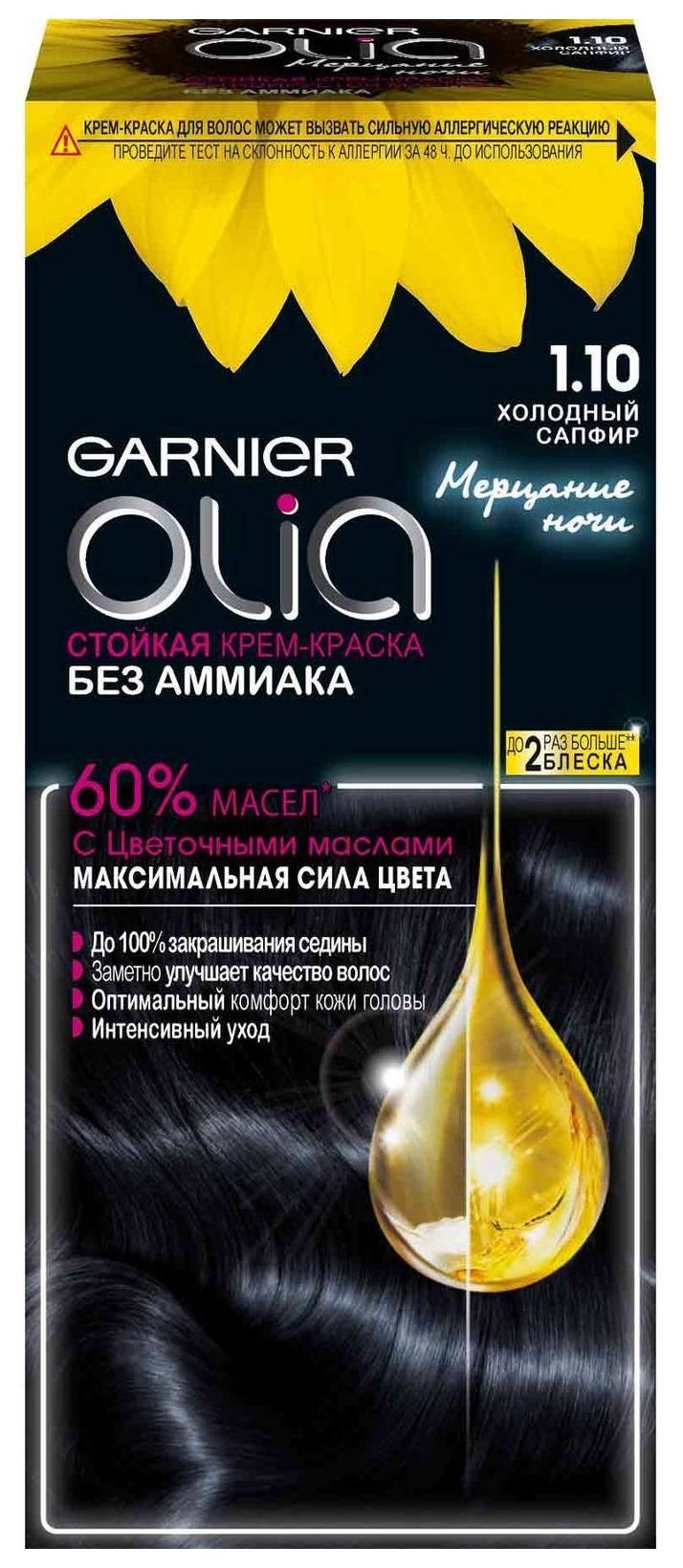 Тон 1.10 Холодный сапфир  Garnier
