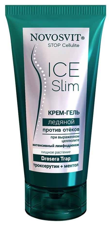 Крем-гель антицеллюлитный ледяной против отеков ICE Slim