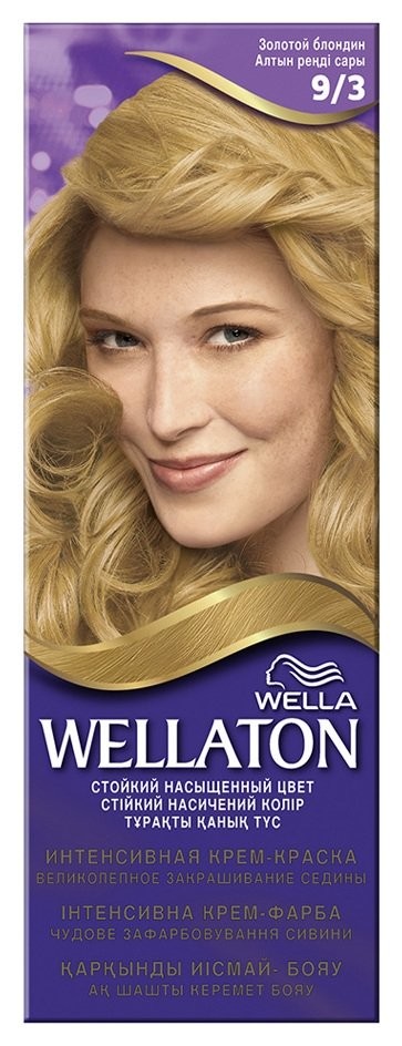 Тон 9/3 Золотой блондин  Wella Professional