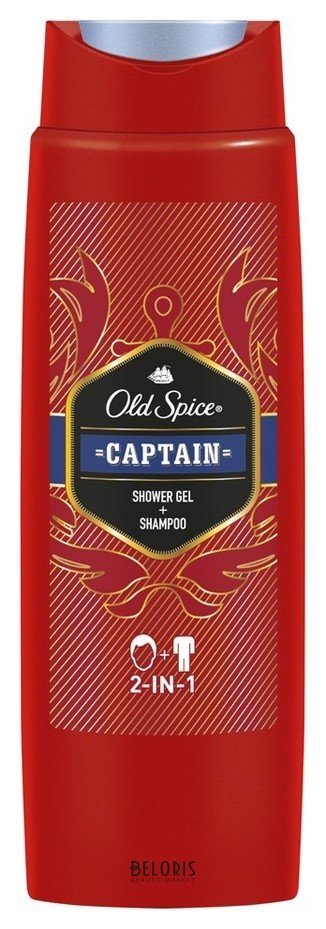 Шампунь и гель для душа OLD Spice 2 в 1 Capitan, мужской, 250 мл Old Spice