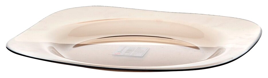 Тарелка квадратная Bronz мелкая 26см  Pasabahce