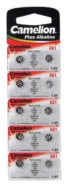 

Батарейка Camelion АG1 Bl10 алкалиновая, 1 шт