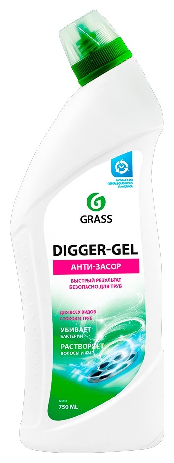 Средство от засоров Digger-gel 750мл 221₽