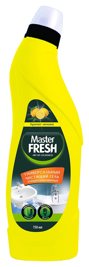 Чистящее средство Master Fresh лимон универсальный концентрированный гель, 750 л