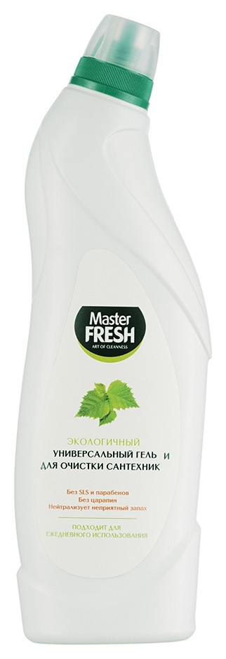 Чистящее средство Master Fresh ЭКО униерсальный гель для очистки сантехники, 750 мл  Master FRESH