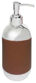 Дозатор для мыла Nvt-173 коричневый, пластик, 260 мл 