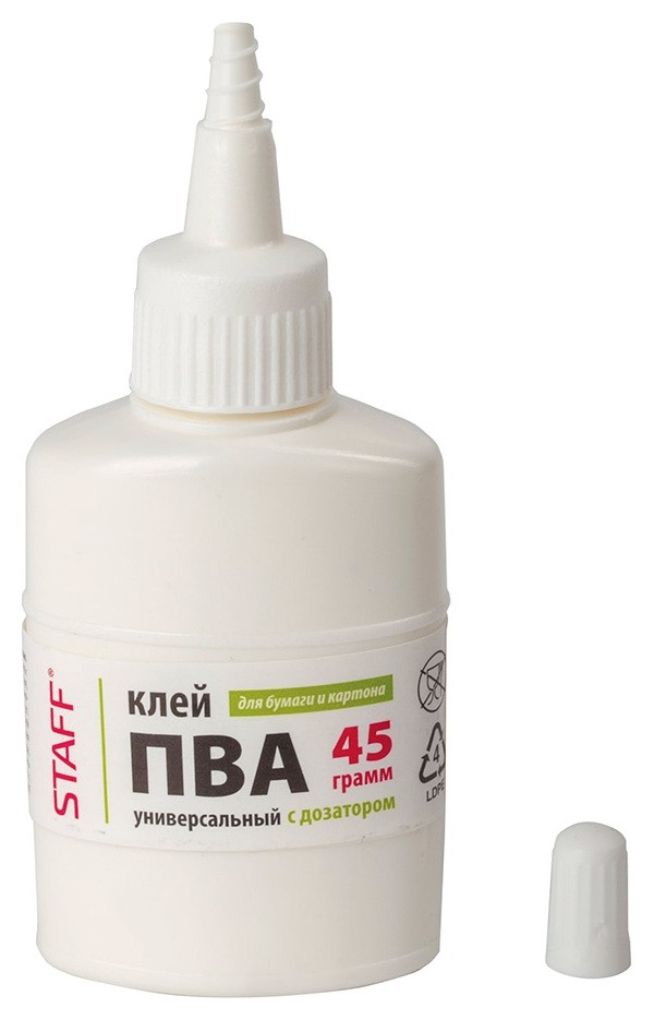 

Клей ПВА 45мл Staff