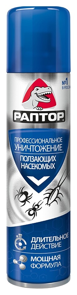 Инсектицид от тараканов раптор аэрозоль 350мл Раптор