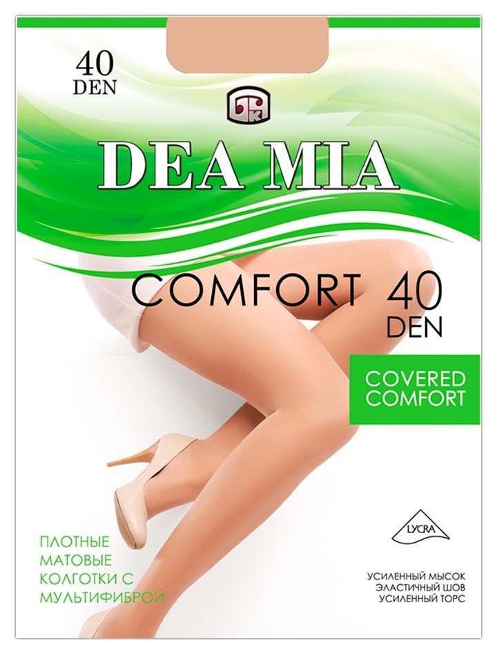 

Колготки DEA MIA Comfort 40 Den, размер 2, Natyr (Натуральный)