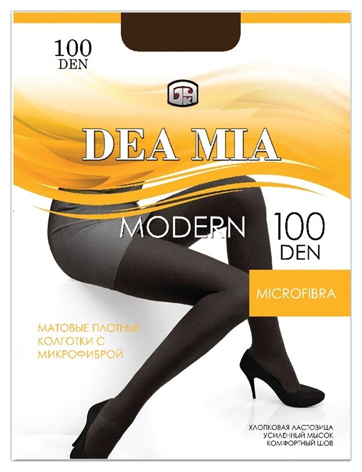 Колготки DEA MIA Modern 100 ден, размер 6, Mocca (Коричневый)  Брестский чулочный комбинат