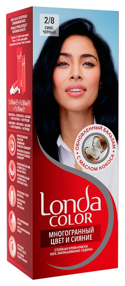 Тон 2/8 Сине-черный  Londa Professional