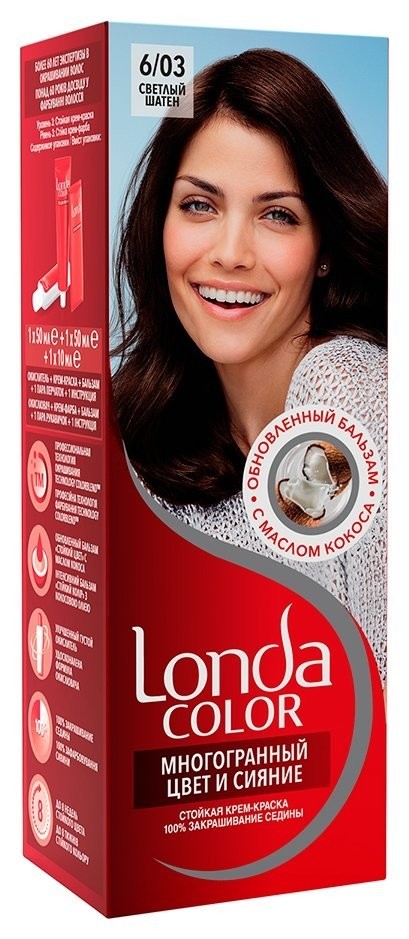 Тон 6/03 Светлый шатен  Londa Professional