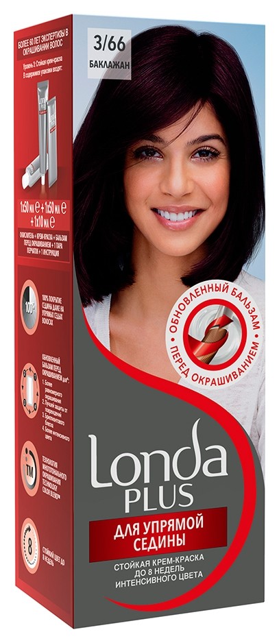 Тон 3/66 Баклажан  Londa Professional