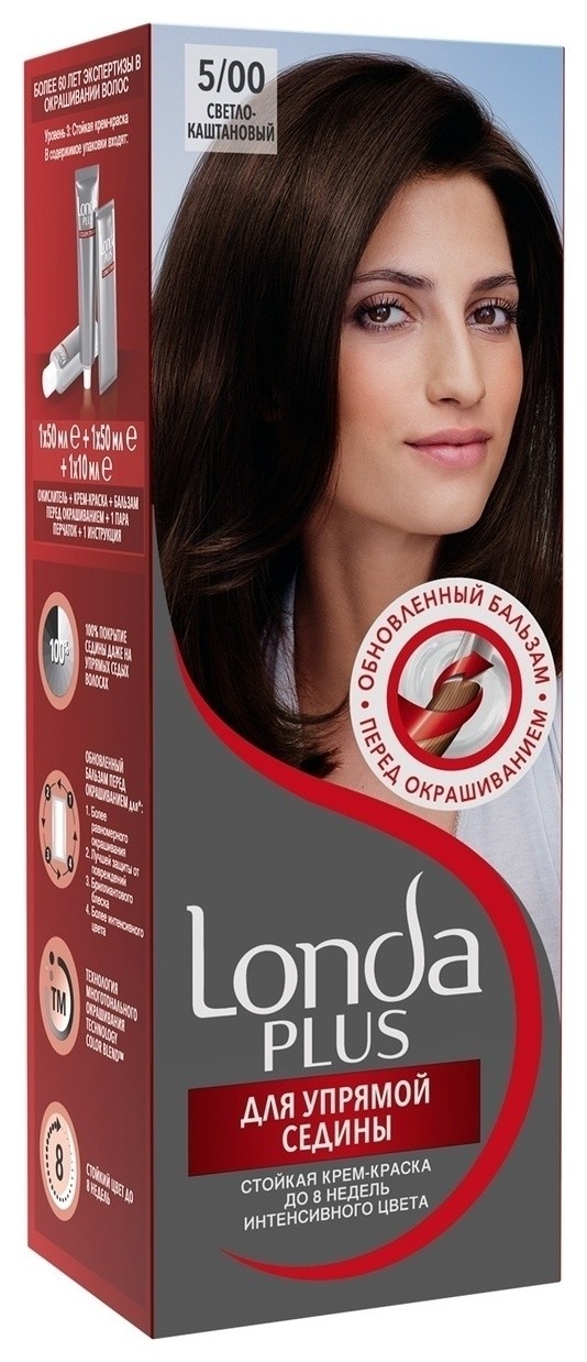Тон 5/00 Светло-каштановый  Londa Professional