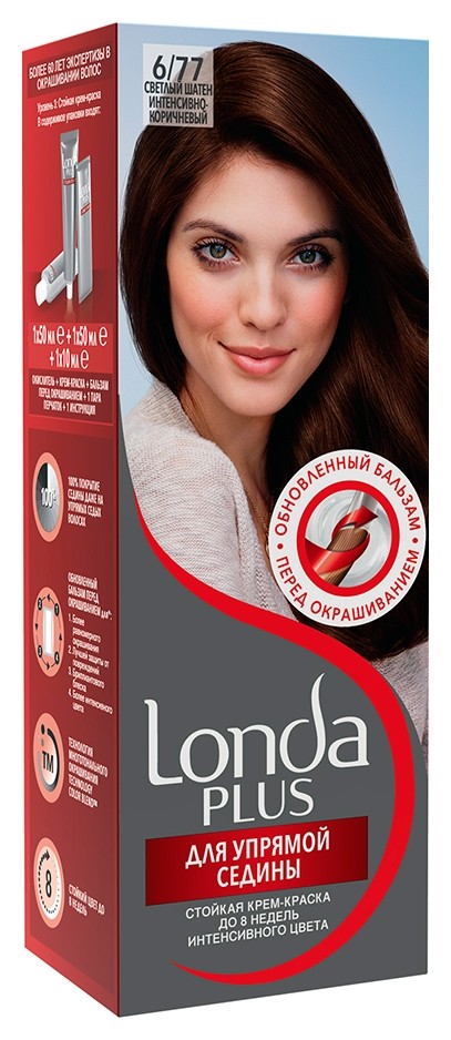 Тон 6/77 Светлый шатен интенсивно-коричневый  Londa Professional
