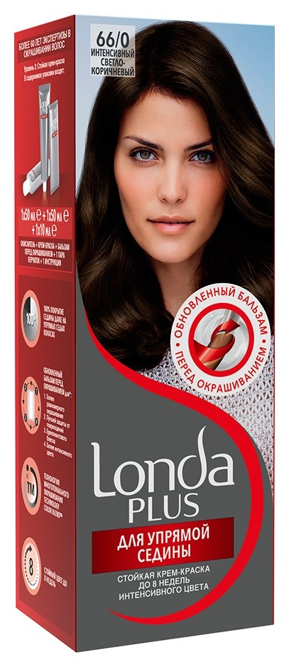 Тон 66/0 Интенсивный светло-коричневый  Londa Professional