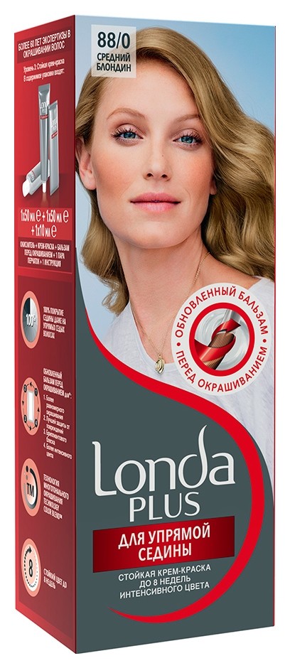 Тон 88/0 Средний блондин  Londa Professional