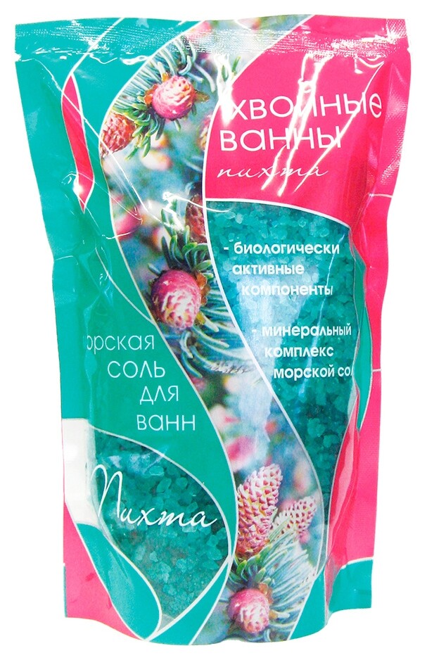 Соль для ванн хвойные ванны пихта, дой-пак, 1 кг 