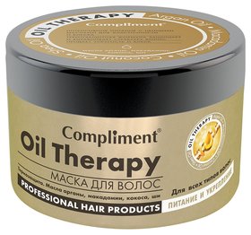 Маска для волос Compliment Oil Therapy для всех типов волос питание и укрепление, 500 мл Compliment