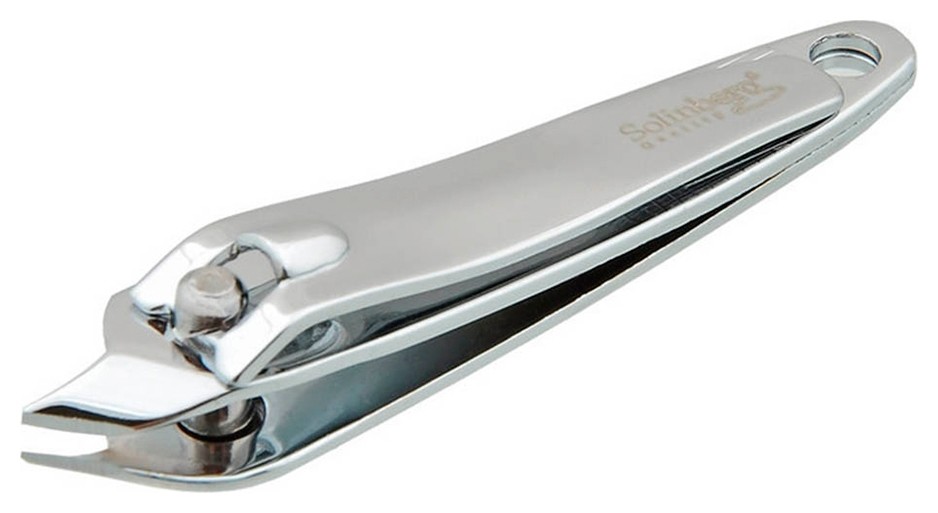Книпсер маникюрный Solinberg 220-3033в скошенные лезвия 60 мм, цвет серебро