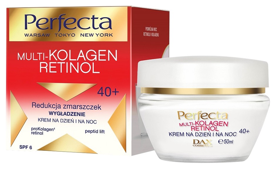 

Крем для лица Cокращение морщин и разглаживание 40+ Multi-collagen Retinol