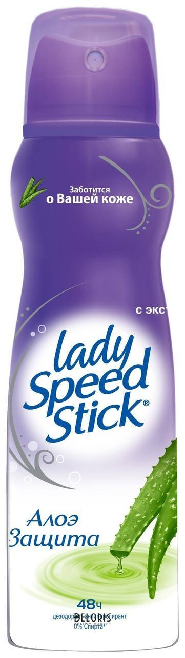 Дезодорант спрей Lady Speed Stick алоэ Для чувствительной кожи, 150мл Lady Speed Stick