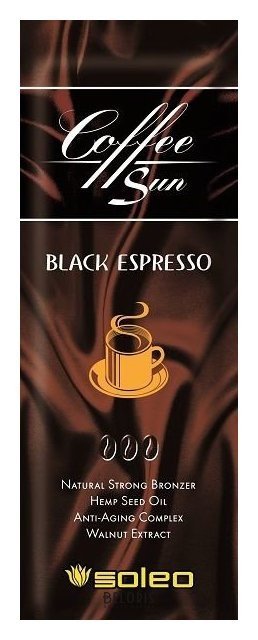 Бронзатор Coffee Sun Black Espresso Soleo