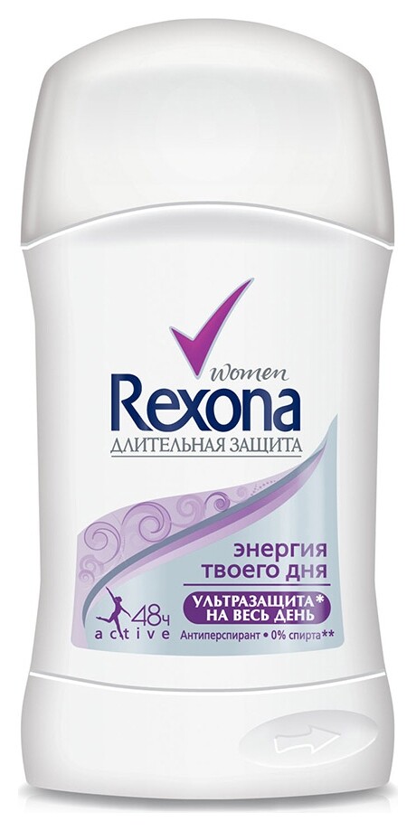 Део-стик Rexona энергия твоего дня / абсолютная уверенность 40 мл  Rexona