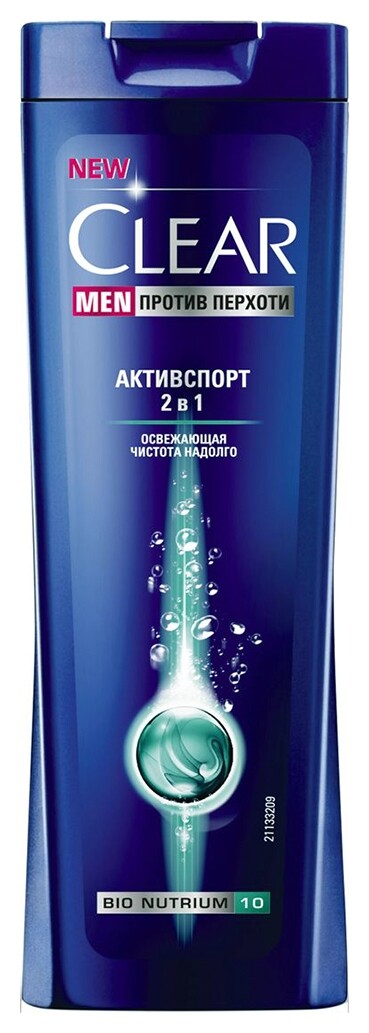 Шампунь Clear Vita ABE MEN 2в1 активспорт, 200 мл  Clear