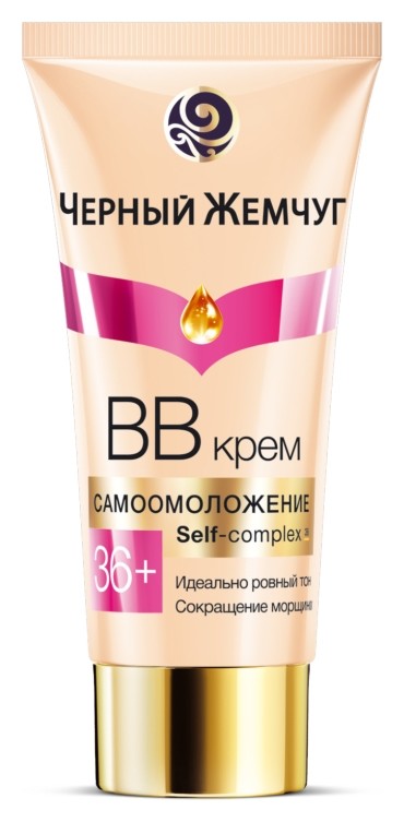 

Черный жемчуг 36+ (36-45 лет) вв-крем для лица увлажняющий для всех типов кожи, 45мл