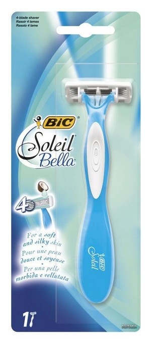 

Станки одноразовые BIC Soleil белла (1шт) с четырьмя лезвиями