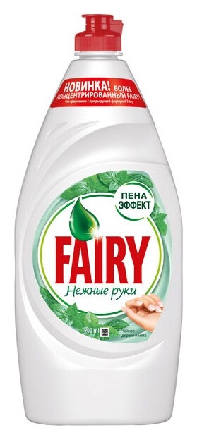 Фейри нежные руки чайное дерево/мята 900мл  Fairy