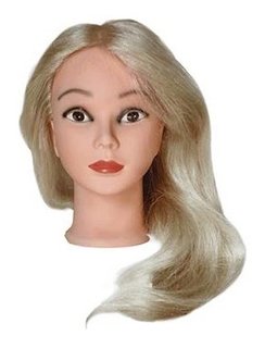 Ollin, голова учебная "Блондин" длина волос 45-50см, 100% натуральные волосы, штатив в комплекте OLLIN Professional