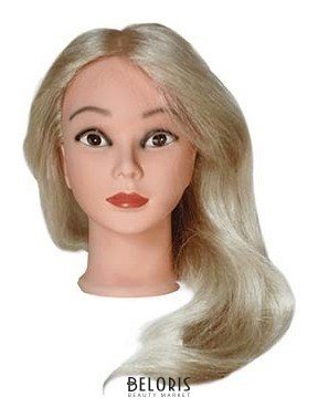 Ollin, голова учебная Блондин длина волос 45-50см, 100% натуральные волосы, штатив в комплекте OLLIN Professional