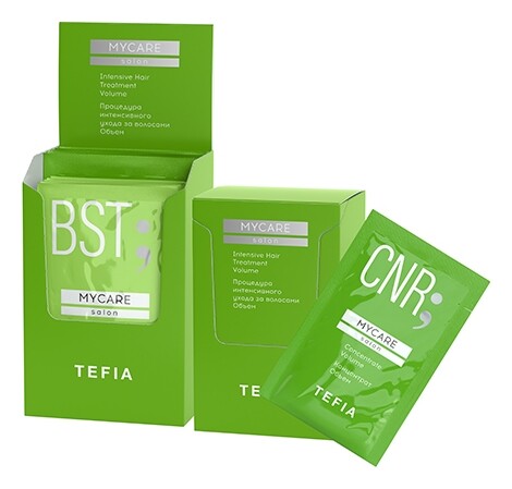 Tefia, набор для процедуры Объем (Концентрат и бустер) Salon, 1 шт.*10 мл, 1 шт.*20 мл Tefia