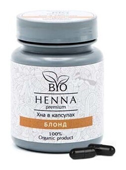 BIO Henna/ Хна в капсулах 30 шт блонд 6г Bio Henna Premium