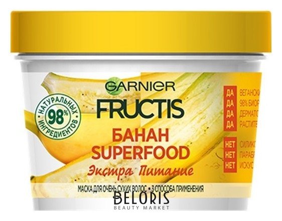 Mаска для волос Экстра Питание Банан Fructis Superfood