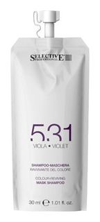 Selective, шампунь-маска фиолетовый, для возобновления цвета волос "531", 30 мл Selective Professional