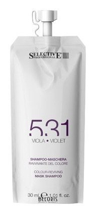 Selective, шампунь-маска фиолетовый, для возобновления цвета волос 531, 30 мл Selective Professional
