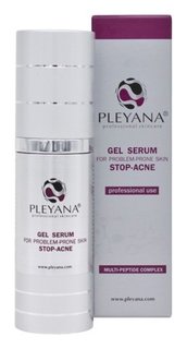 Гель-сыворотка для проблемной кожи Stop-acne Pleyana