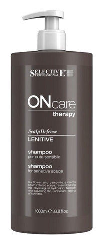 Selective, шампунь для чувствительной кожи головы On Care Scalpdefense Lenitive Shampoo, 1000 мл