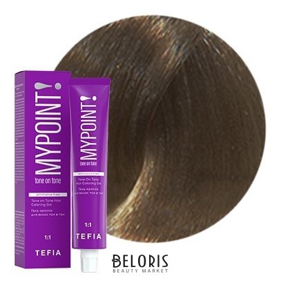 Гель-краска для волос тон в тон Tone On Tone Hair Coloring Gel Tefia MYPOINT