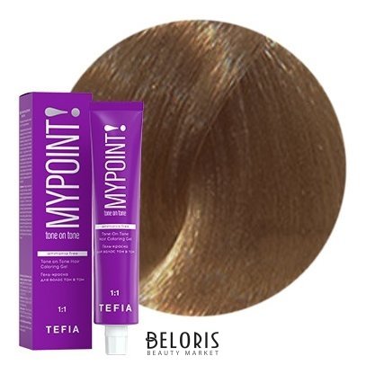 Гель-краска для волос тон в тон Tone On Tone Hair Coloring Gel Tefia MYPOINT