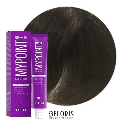 Гель-краска для волос тон в тон Tone On Tone Hair Coloring Gel Tefia MYPOINT
