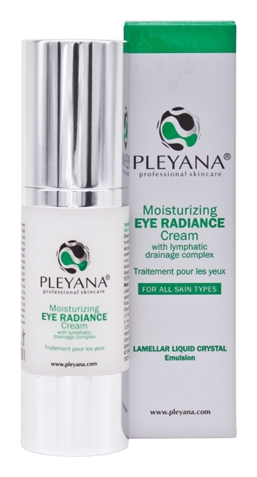 Pleyana, крем-сияние увлажняющий для контура глаз с лимфодренажным комплексом, 30 мл