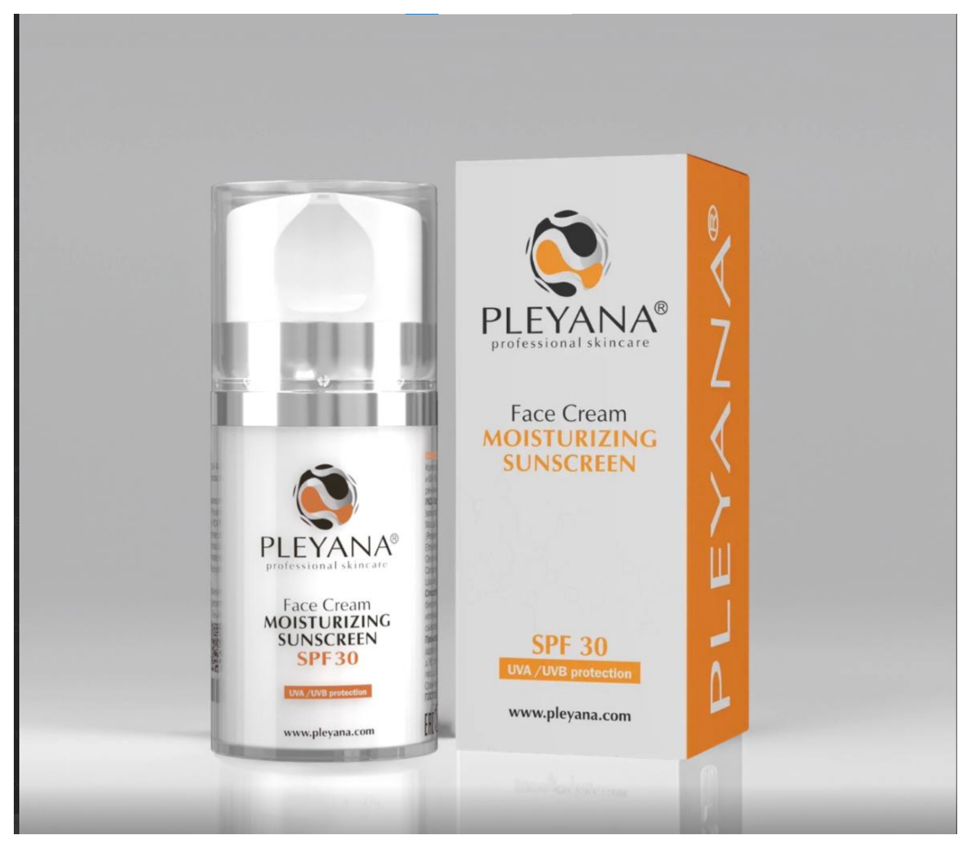 Крем для лица увлажняющий солнцезащитный Spf 30  Pleyana
