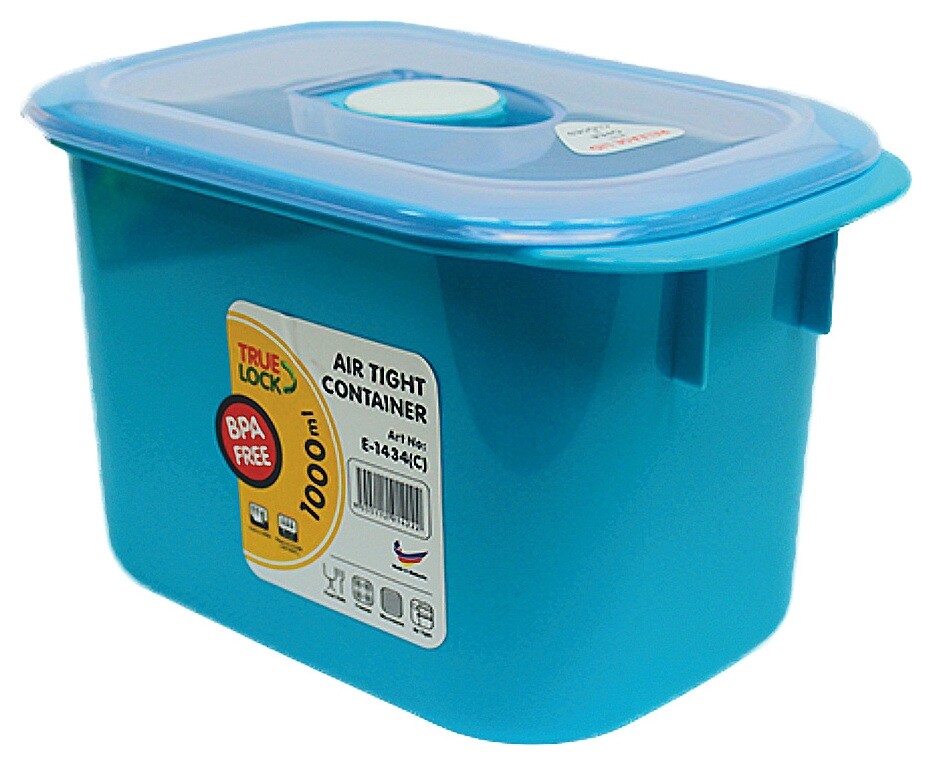 Контейнер для СВЧ E-1434c 1л прямоугольный с клапаном  