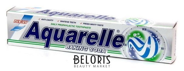 Зубная паста Baking soda Aquarelle