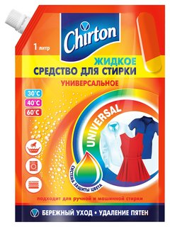 Стиральный порошок Chirton жидкое средство универсальное, 1 л Chirton
